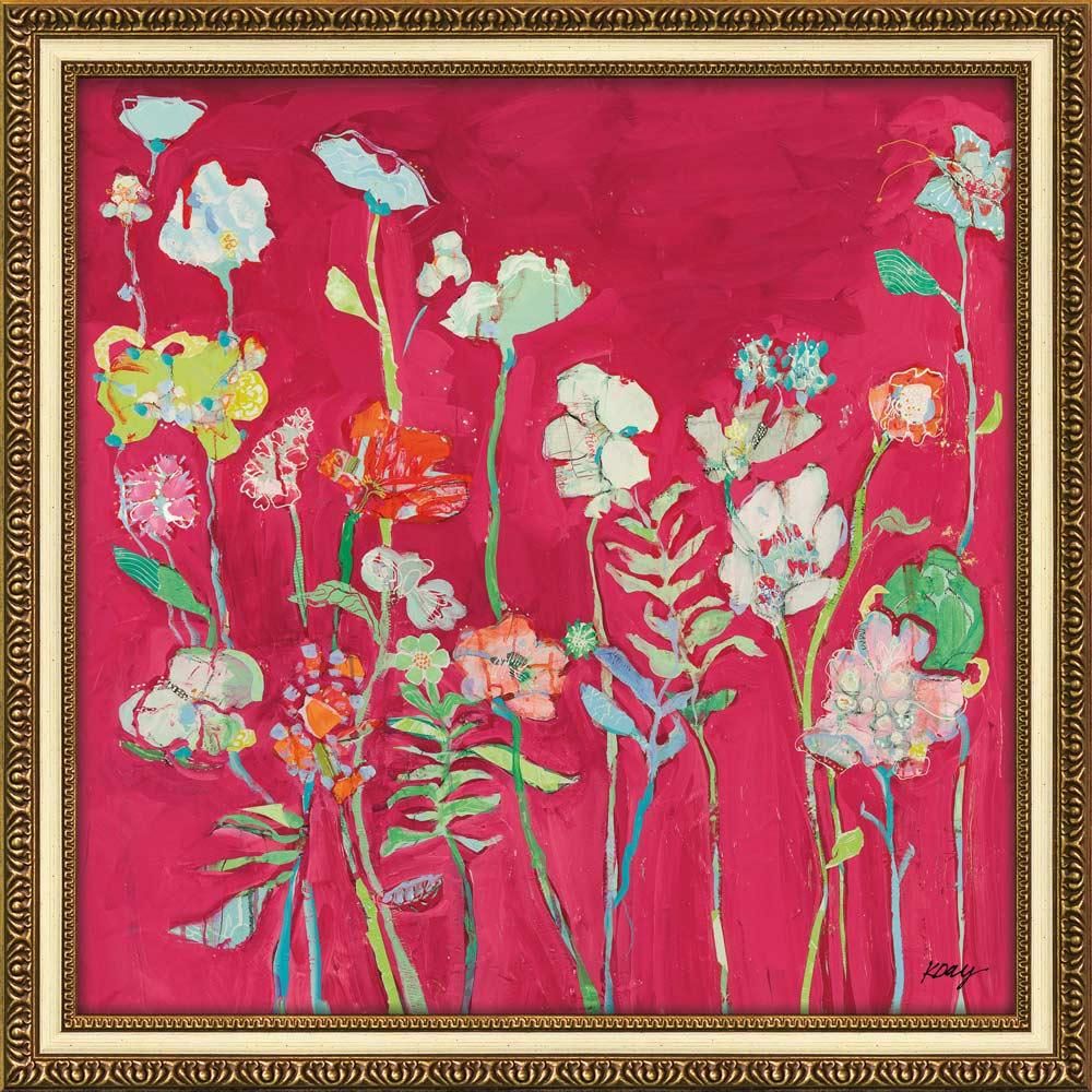 絵画 ケリー デイ「リッチネス フラワーズ」 壁掛け リビング 玄関 に