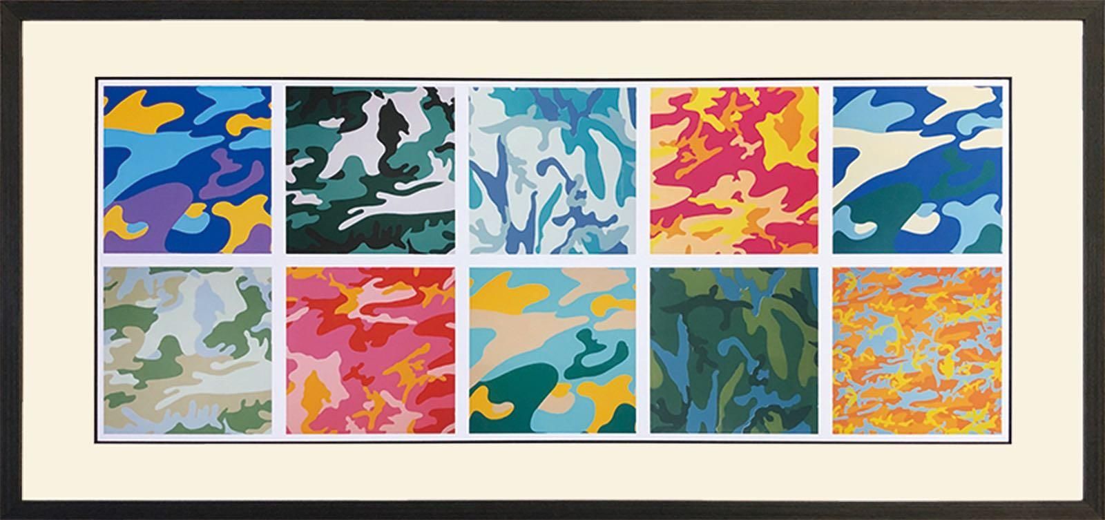 絵画 名画 アンディ・ウォーホル CAMOUFLAGE, 1987(カモフラージュ