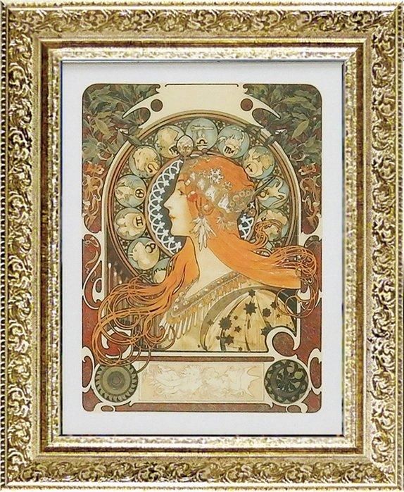 絵画》アルフォンス ミュシャ「ゾディアック」 - 絵画や壁掛け販売