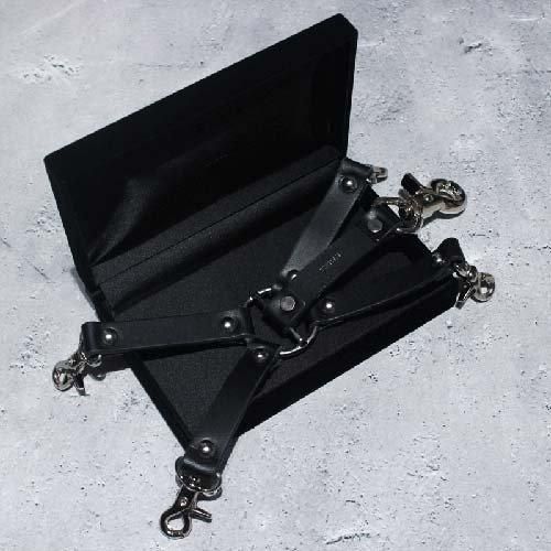 SUGARHILL】HOGTIE LEATHER STRAP(BLACK) | - RARE OF THE LOOP