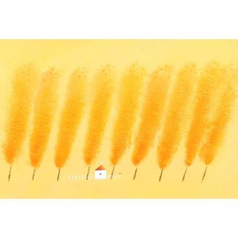 アートグラフ【ポプラ並木】特大サイズ - 葉祥明美術館公式ネットショップ