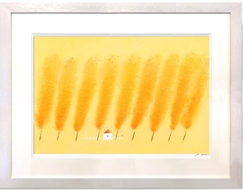 アートグラフ【ポプラ並木】特大サイズ - 葉祥明美術館公式ネットショップ