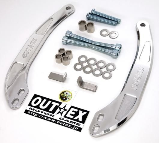 モンキー125/グロムJC92 ステムスタビライザー バフ仕上げ - バイク