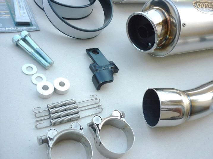 ZZR1200 OUTEX.R-SA ステンレスセンター、アルミサイレンサー