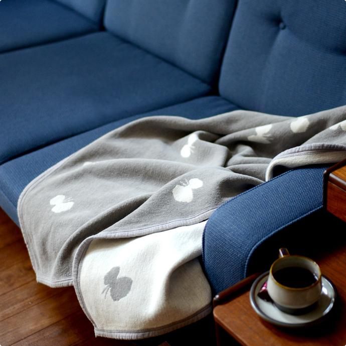 クリッパン × ミナ ペルホネン｜シュニールコットンブランケット