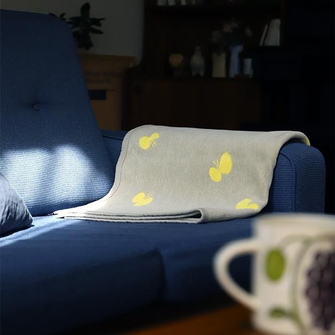 クリッパン × ミナ ペルホネン｜シュニールコットンブランケット