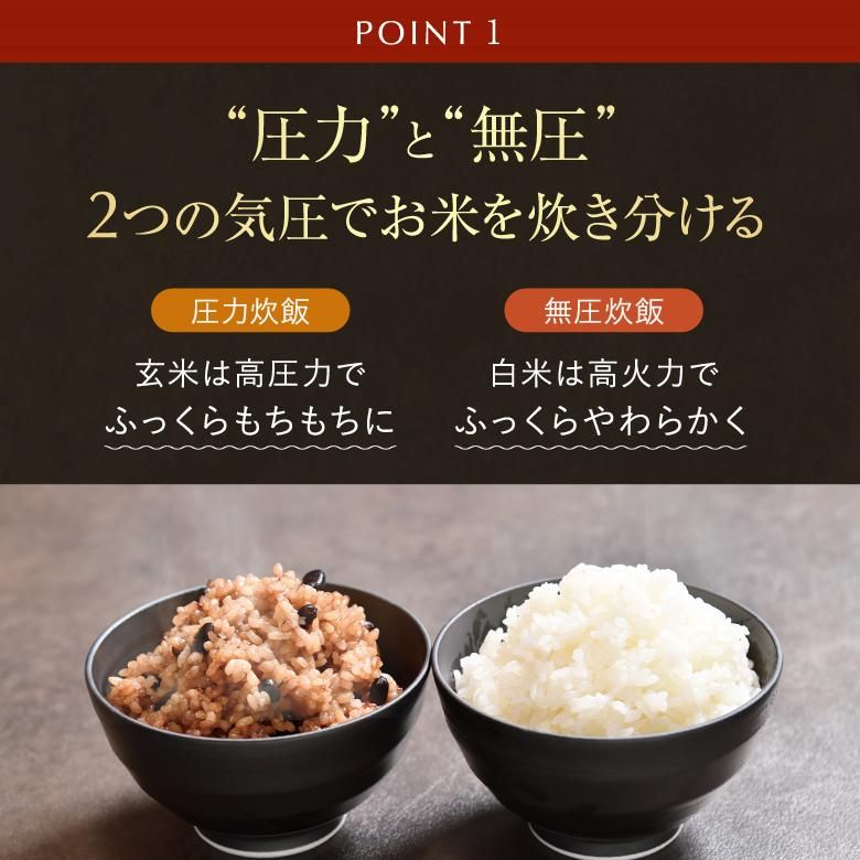 公式 発芽酵素玄米炊飯器 PremiumNew圧力名人SP 蒸し器 レシピ本付き