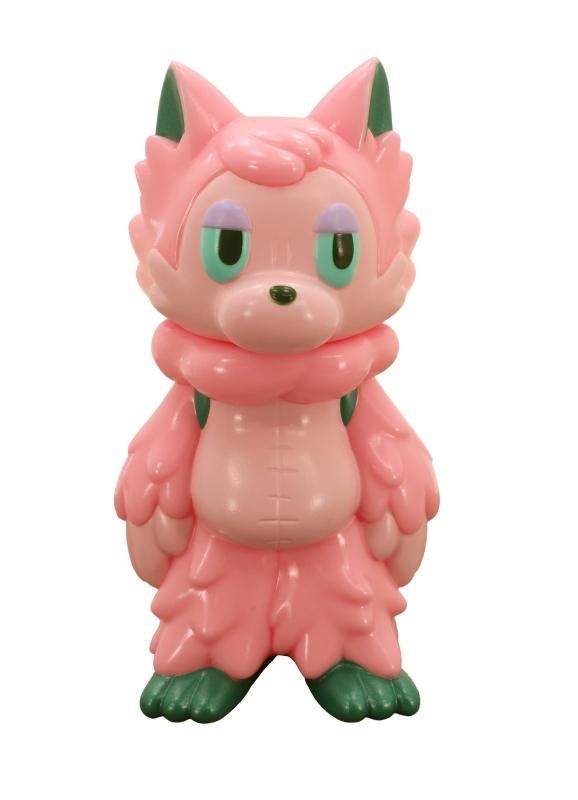 おおかみくん ソフビ バブルガムピンク BUBBLEGUMPINK あらいきりこ