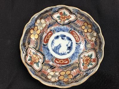 富貴長春 元禄花籠手大皿 江戸時代 富貴長春 元禄花籠手大皿 江戸時代