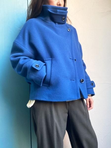 Lallia Mu】スタンドカラーウールショートコート - Carry On ONLINE STORE