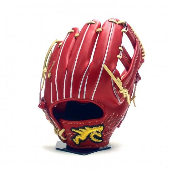 硬式用 RYU 内野手用右投げ RYU-KICCRIMSONBROWN - ますかスポーツ