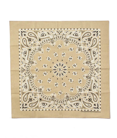 HAV-A-HANK】22inch BANDANA - BEIGE バンダナ USA製 ベージュ