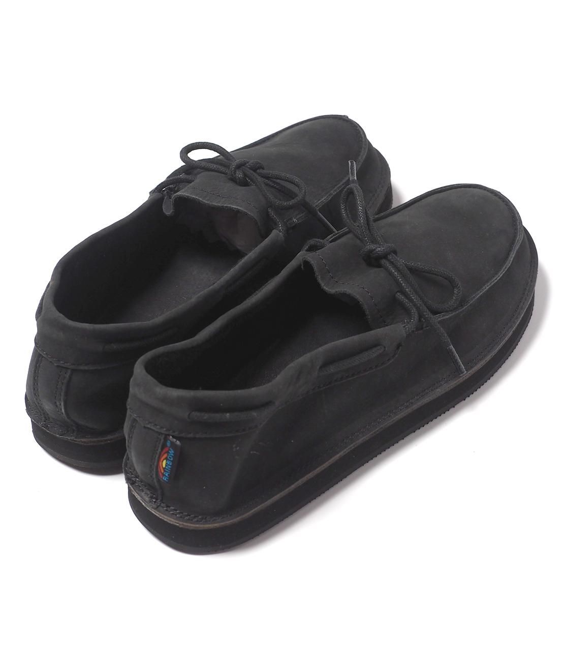 RAINBOW SANDALS】MOCCA LOAFER - BLACK モカローファー シューズ