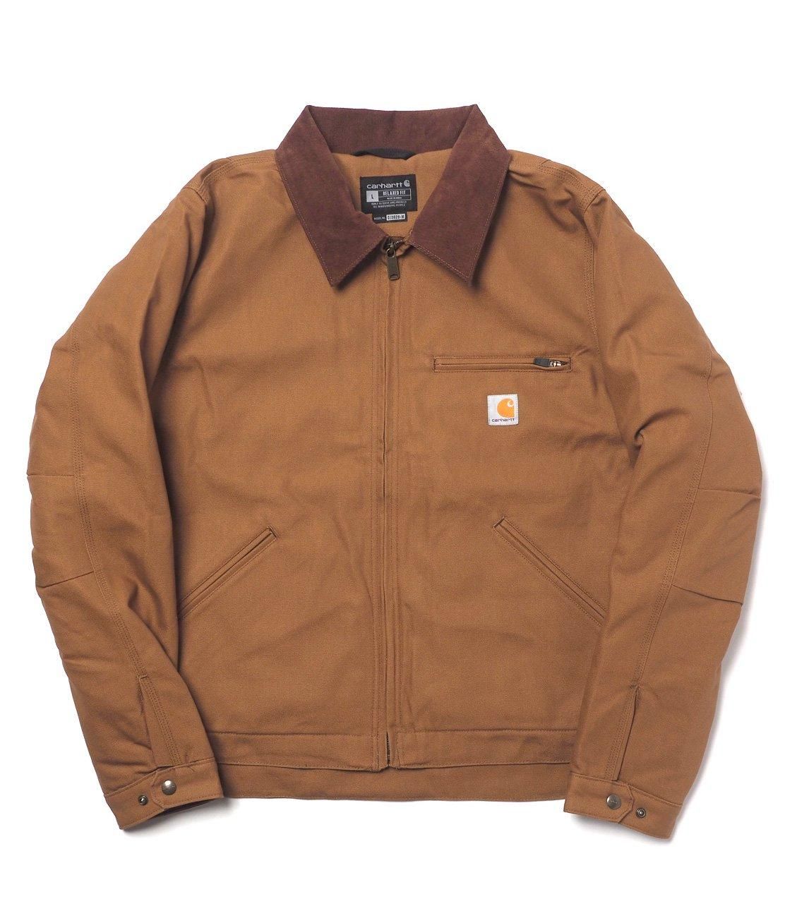 CARHARTT】103828 DUCK DETROIT JACKET - BROWN デトロイトジャケット