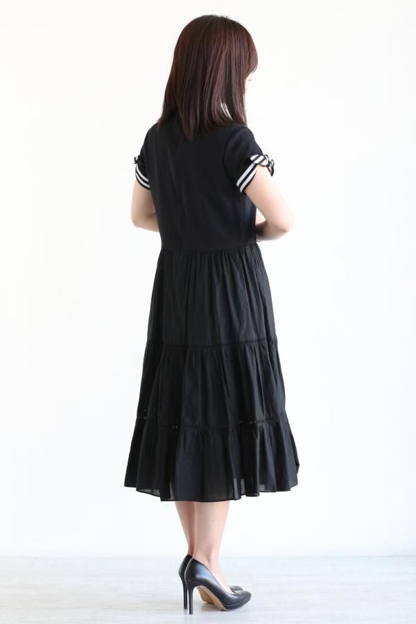 BORDERS at BALCONY(ボーダーズアットバルコニー) BALLERINA TEE DRESS