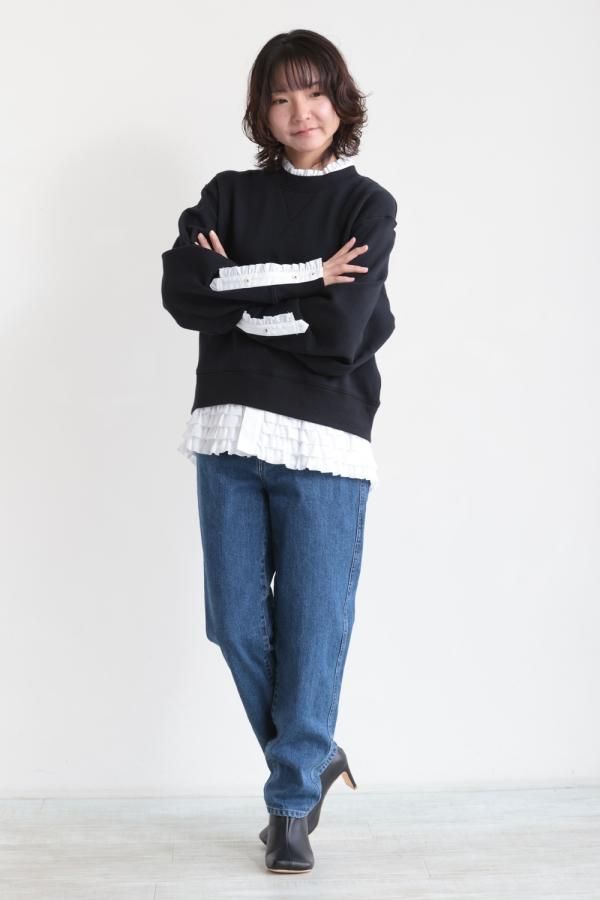 MUVEIL(ミュベール) シャツレイヤードプルオーバー - YAMAROKU