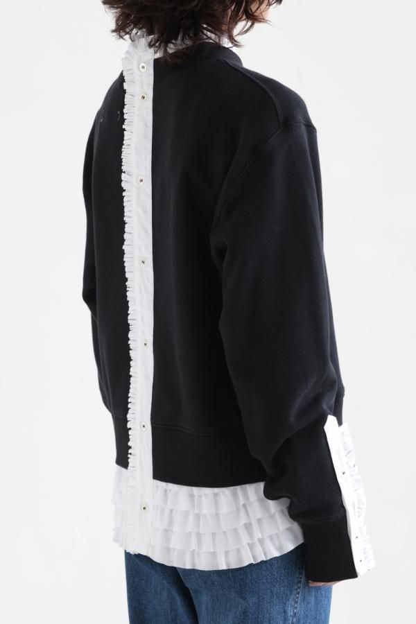 MUVEIL(ミュベール) シャツレイヤードプルオーバー - YAMAROKU