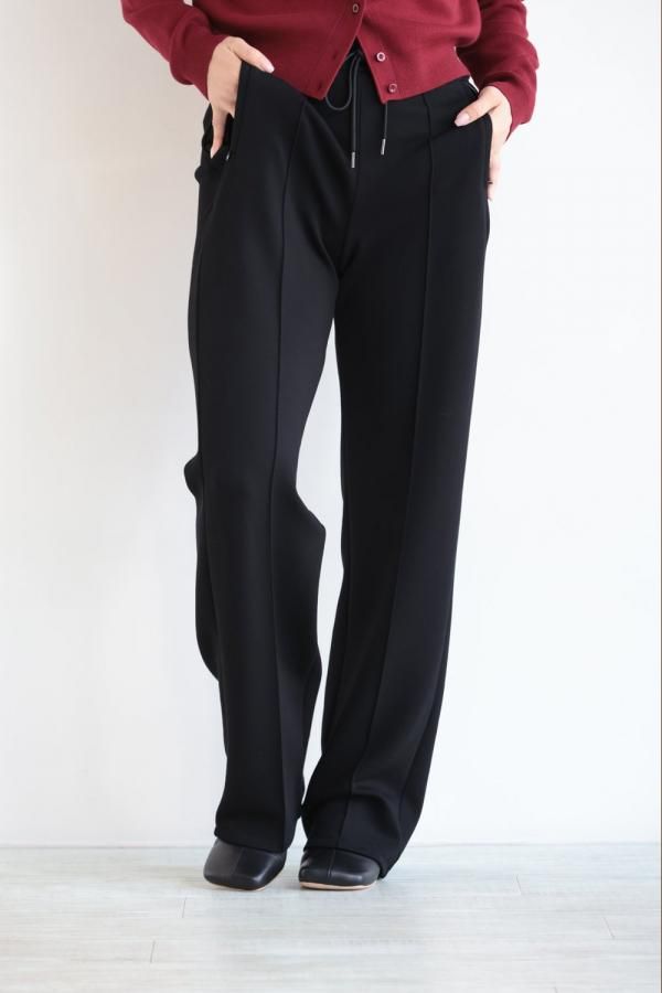 Theory(セオリー) DOUBLE KNIT LT N EASY TRACK PANT BLACK - YAMAROKU