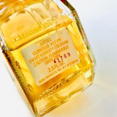 AVON 】ネコのコロン（香水）ヴィンテージパフュームボトル