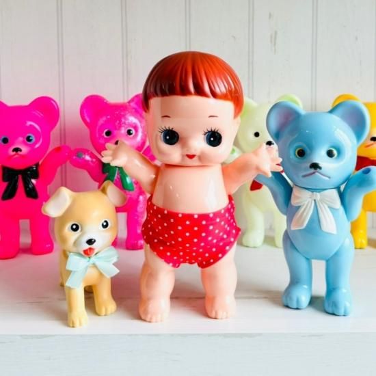 レトロドール】復刻版 2023年コラボ・クマちゃん ペイル・ブルー