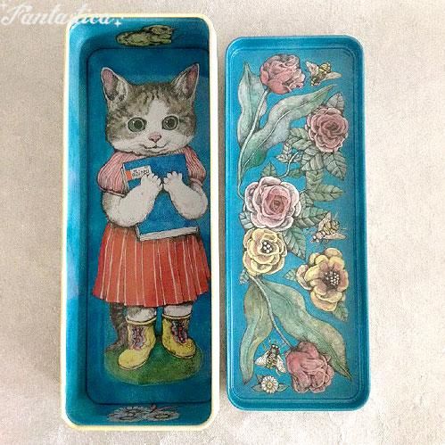 ヒグチユウコ】ホルベイン 2016コラボ・ブリキお道具箱 巣ごもり小鳥と