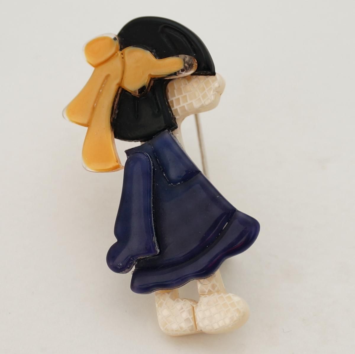 LEA STEIN リアスタン ブローチ 少年少女たち