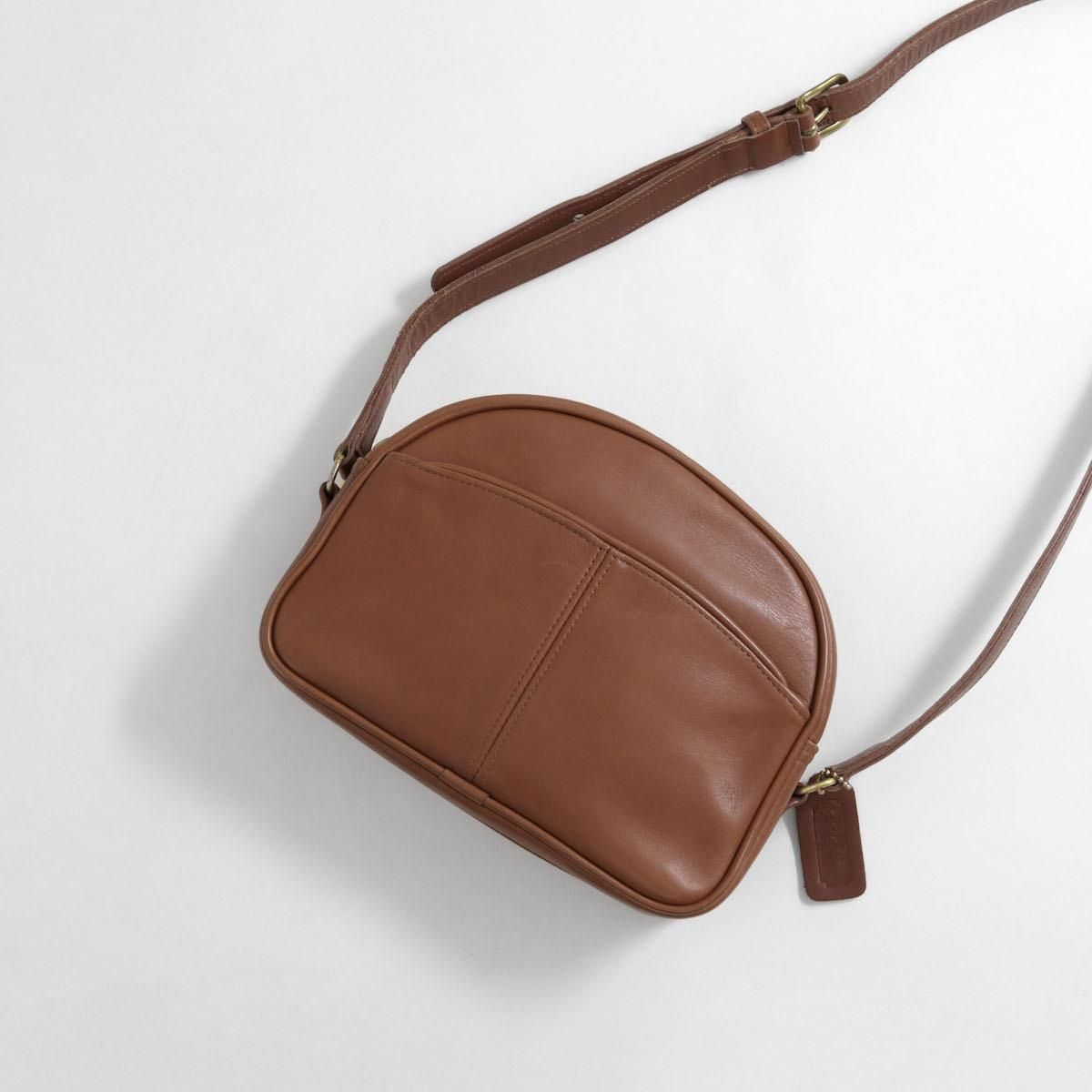 レディース] 1990s USA製 オールドコーチ ショルダーバッグ 半円