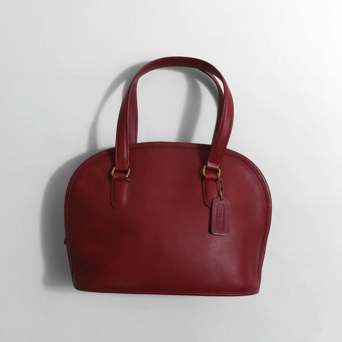 レディース] 1990s USA製 オールドコーチ ハンドバッグ レッド [COACH