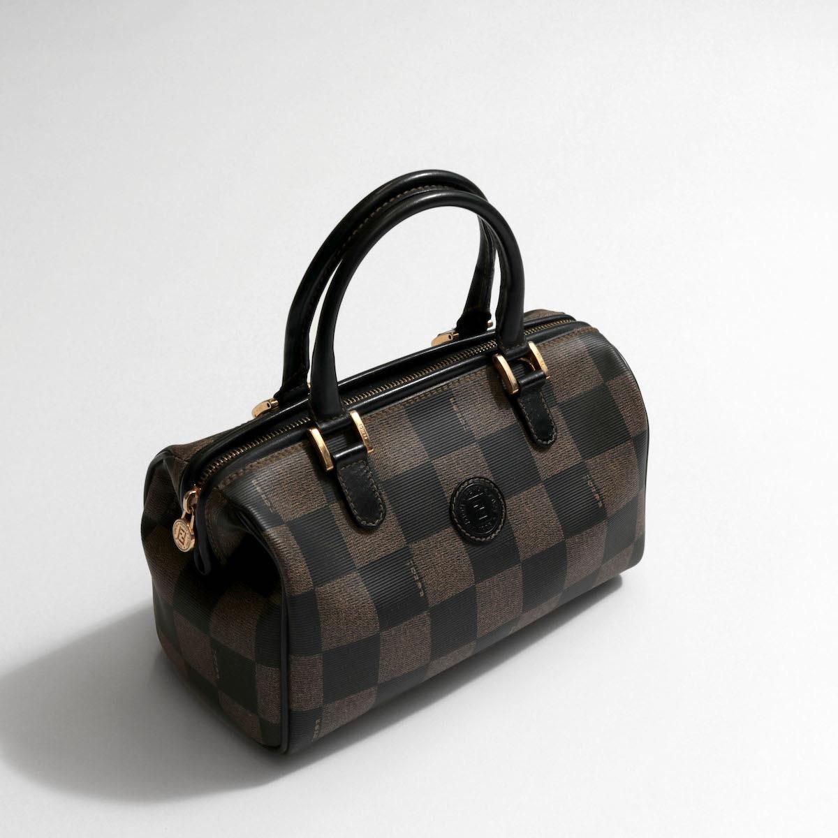 レディース] ヴィンテージ フェンディ ペカン ミニボストンバッグ