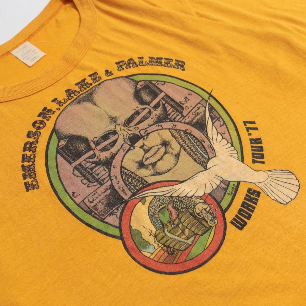 レディース] 1970s ヴィンテージ USA製 EMERSON LAKE&PALMER バンドT