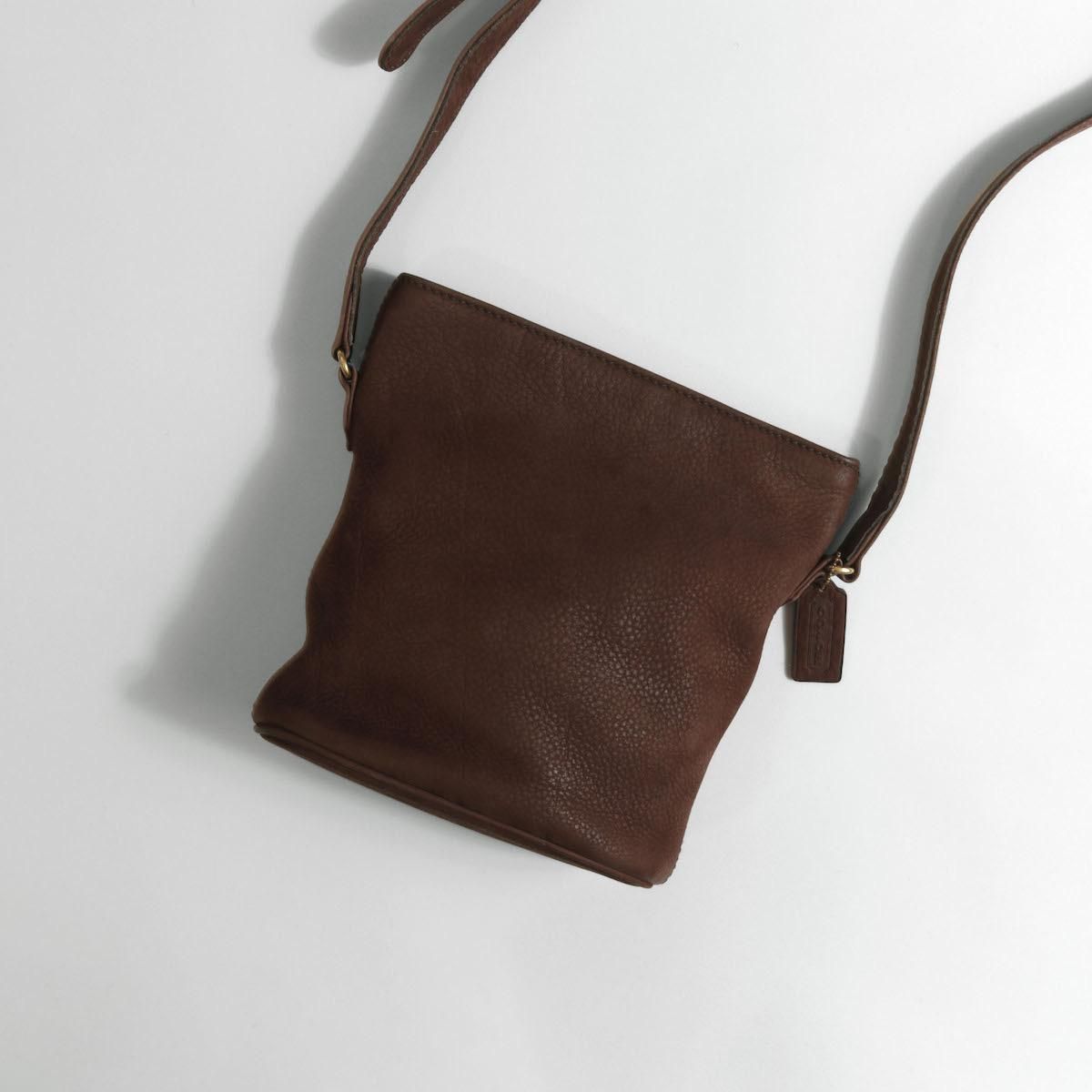 レディース] 1990s USA製 オールドコーチ ショルダーバッグ ヌバック