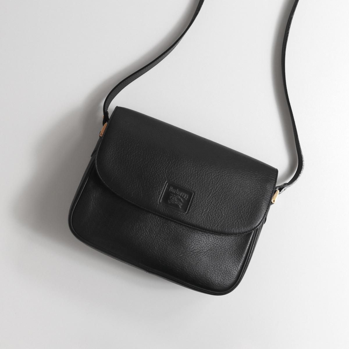 レディース] ヴィンテージ バーバリー ショルダーバッグ ブラック