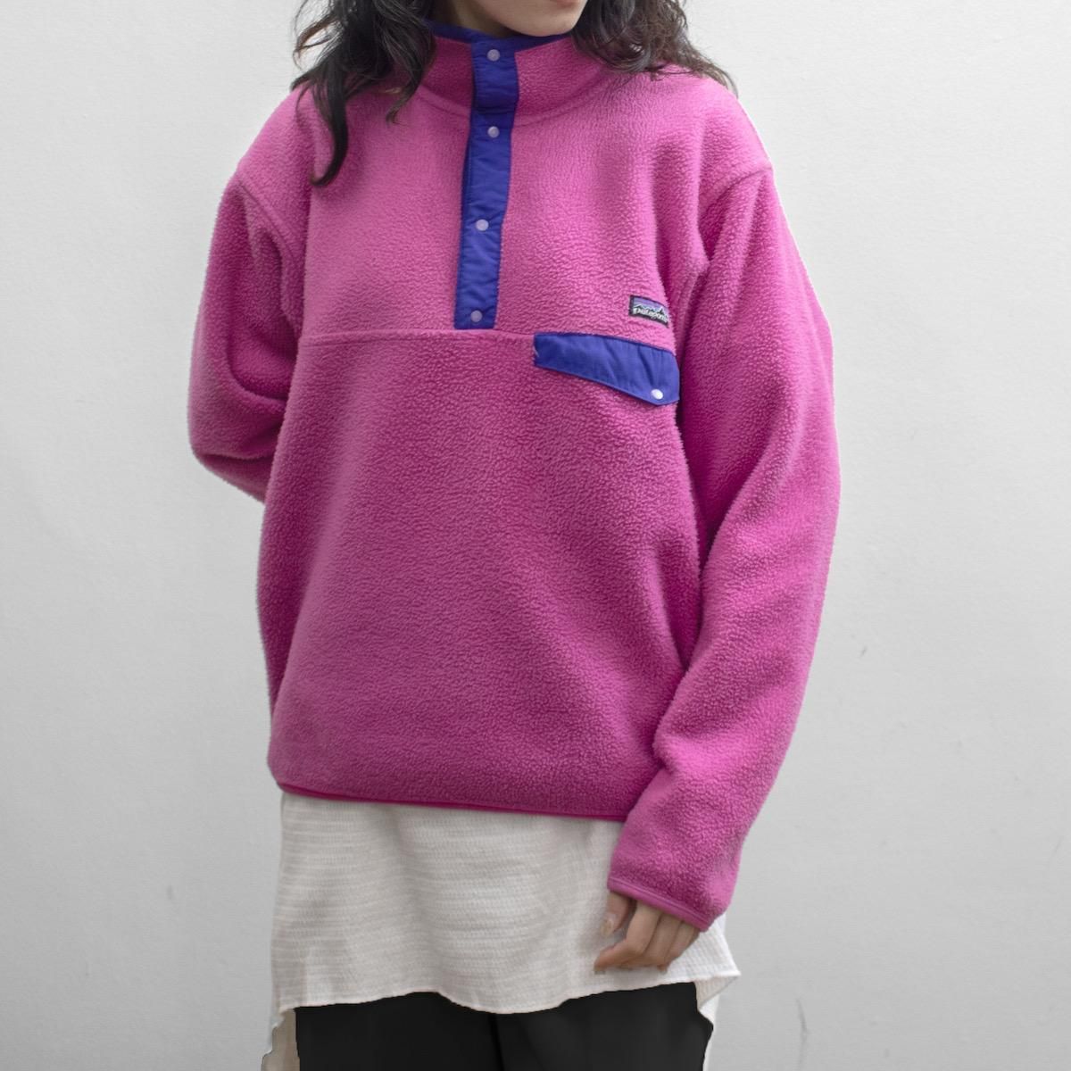 レディース] ~1990s ヴィンテージ パタゴニア フリース スナップT プル
