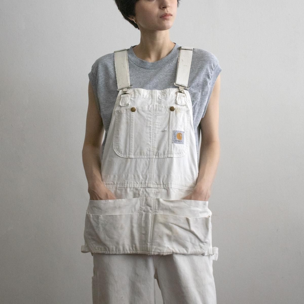 レディース] ユーズド カーハート オーバーオール エプロンポケット