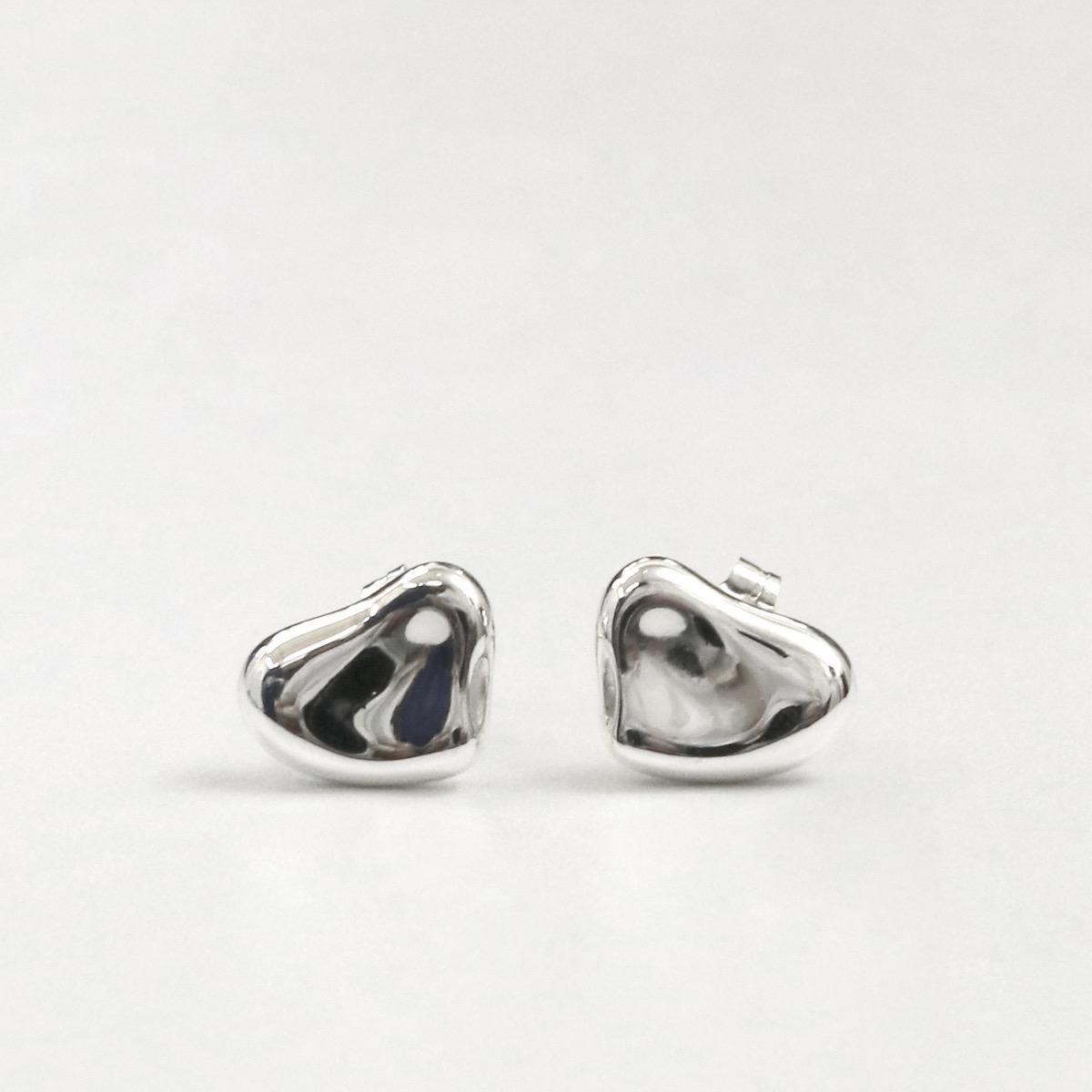 レディース] オールドティファニー フルハート ピアス シルバー エルサ