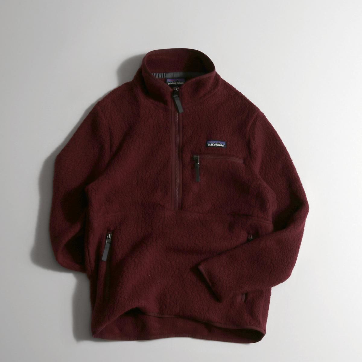 レディース] パタゴニア ハーフジップ パイルフリース ボア ボルドー