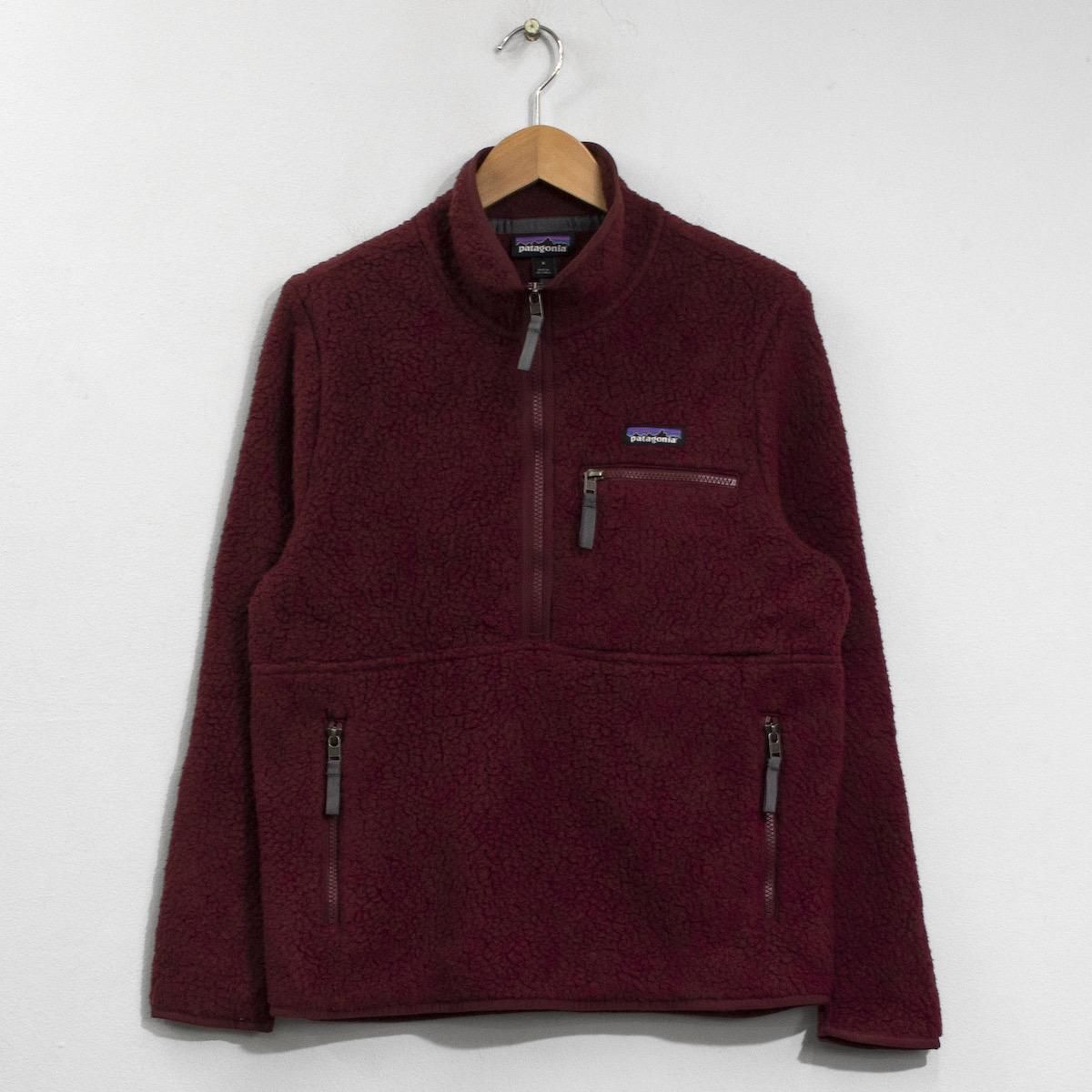 レディース] パタゴニア ハーフジップ パイルフリース ボア ボルドー