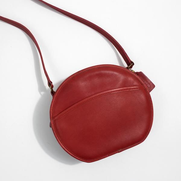 レディース] 90's USA製 オールド・コーチ ショルダーバッグ ラウンド