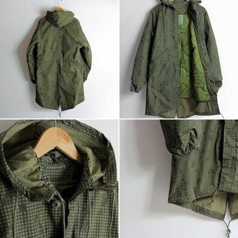 80's デッドストック U.S.アーミー ナイトデザートカモ パーカー S
