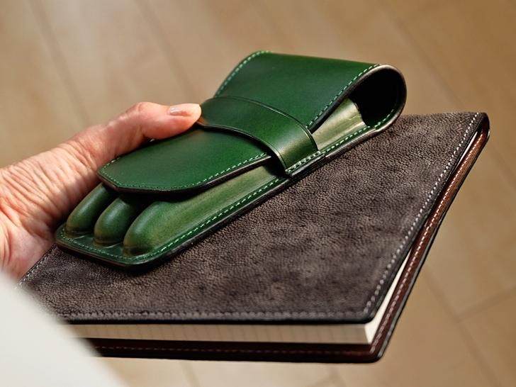 ル・ボナー 3本挿しペンケース - 神戸派商店