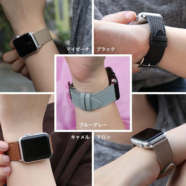 シュランケンカーフレザー Apple Watch専用交換バンド - スマホカバー