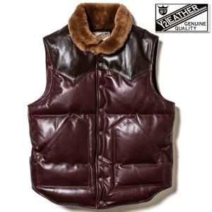 Y'2 LEATHER ワイツーレザー ダウンベスト OV-01-M OIL SOFT HORSE