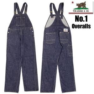 TCBJEANS TCBジーンズ オーバーオール No.1 Overalls デニム 12.5oz