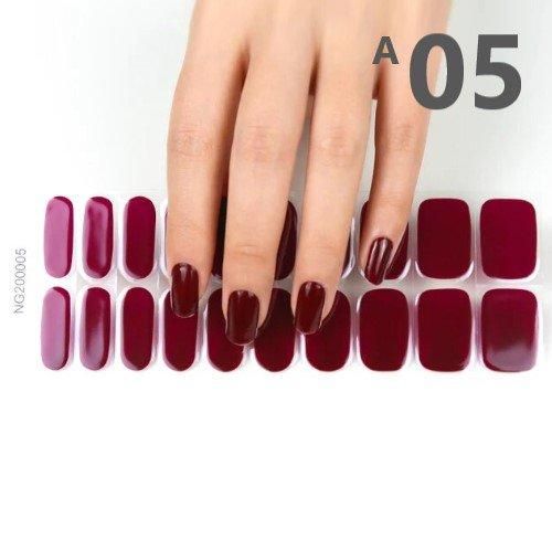 セミキュアジェルネイルシール】ジェルネイルシール 1枚20デザイン付