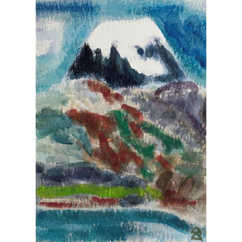 特価 浜の風景 水彩画 F30号(72.7✕91cm) 特価 浜の風景 水彩画 F30号