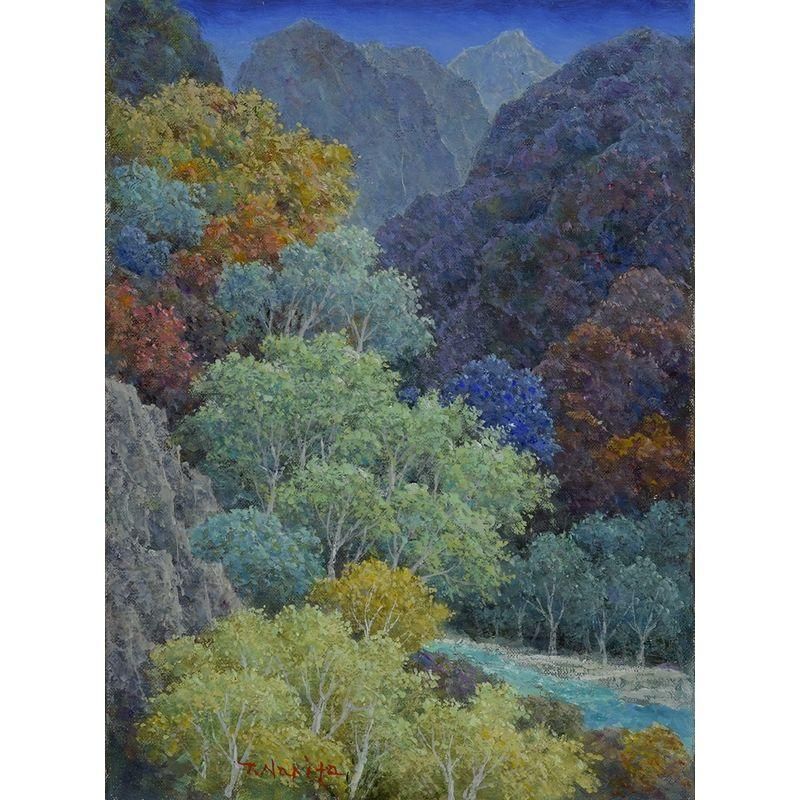 希少 絵画額装 油彩肉筆画 真作 成田禎介『白い船』F6サイズ 個展作品