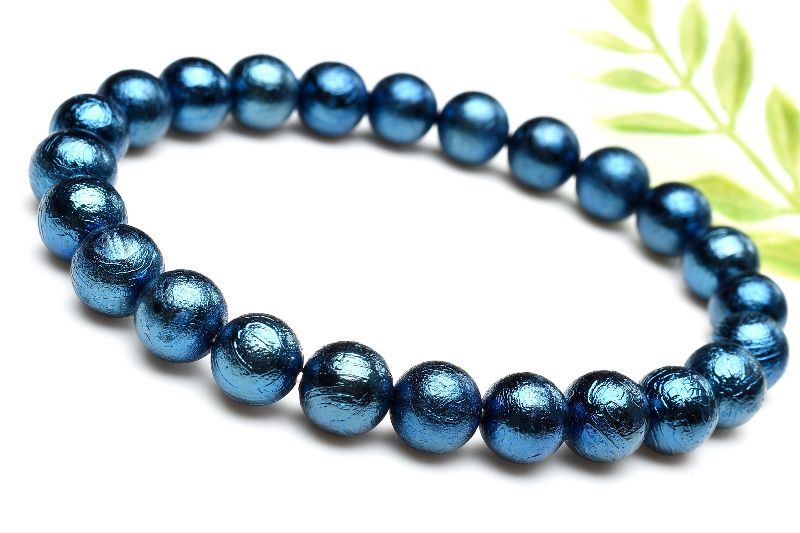 お買い得！ メテオライト(アルタイ隕石) 10mm ブルーコーティング