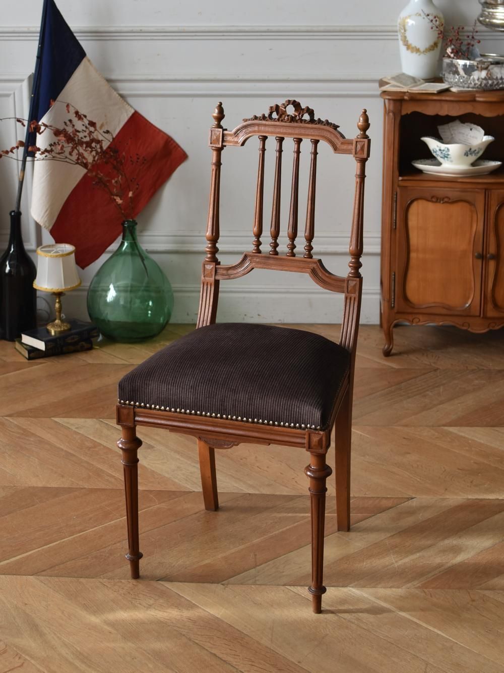 アンティークチェア.リボン11 フランスアンティーク家具 フレンチ