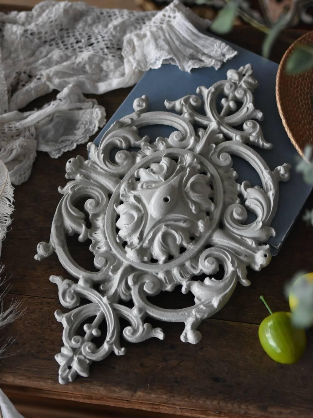 アンティークオブジェ.鋳物 フランス アンティーク デコレーション雑貨