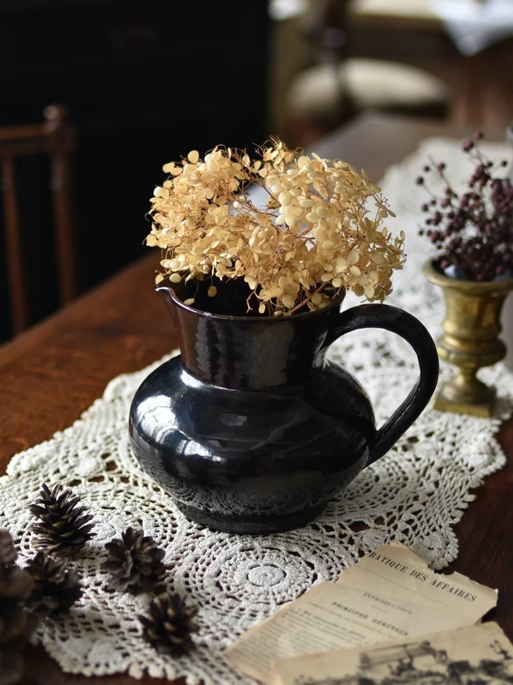 muku＊です/アンティーク/デザインが秀逸なアルミポット muku＊です